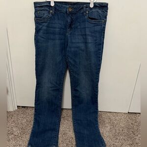 Kut from the Kloth Straight Cut Dark Wash Jeans, Size 10